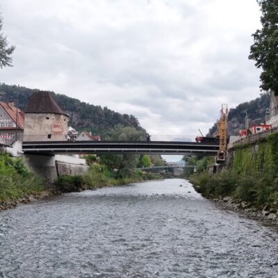 Drohnenaufnahme Montfortbrücke